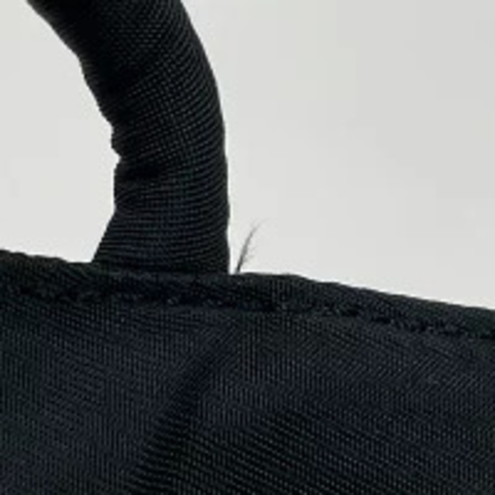 Prada Plate Tote Nero Handbag Bag Black